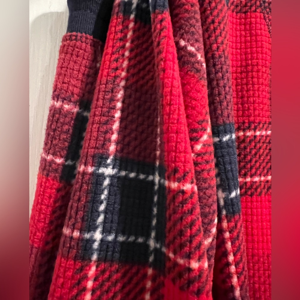 SOFT❤️2 Pc Nautica Red & Navy Blue Plaid Sleepwear Set - Picture 9 of 11
